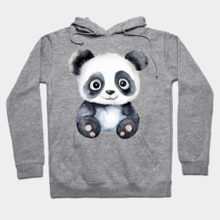 Panda Watercolor Hoodie